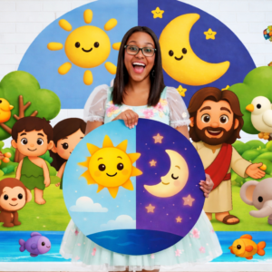 Kit de história infantil A Criação do Mundo