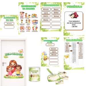 kit sala Ministério Infantil Jardim de Deus