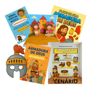 Kit digital infantil Armadura de Deus