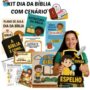 Kit Visual Dia da Bíblia  A bíblia é como ... Ministério Infantil