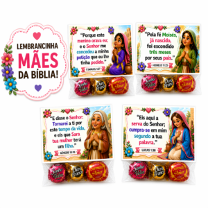 LEMBRANCINHA MÃES DA BÍBLIA