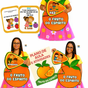 Kit digital Fruto do Espírito Ministério Infantil