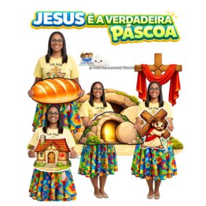 Kit Jesus é a Verdadeira Páscoa
