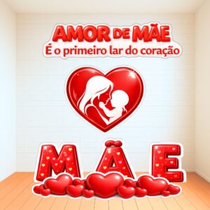 Painel Gigante Digital DIA DAS MÃES – Amor de Mãe