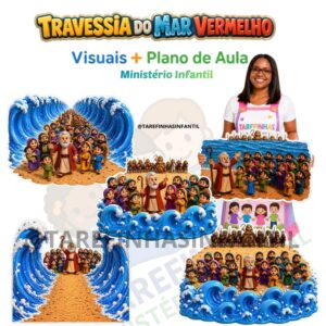 Visuais + Plano de Aula — A Travessia do Mar Vermelho
