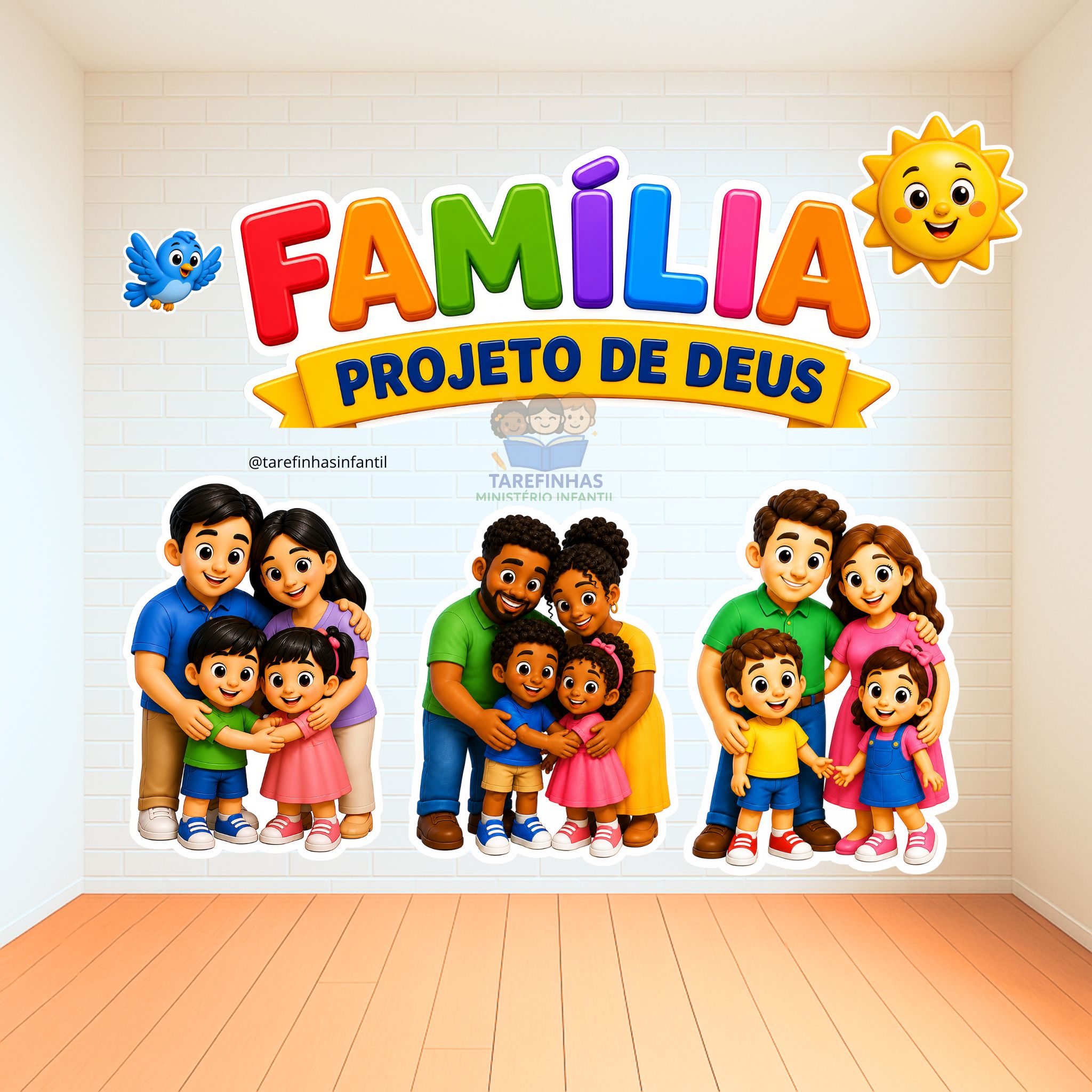 PAINEL CENÁRIO – MINHA FAMÍLIA: PROJETO DE DEUS