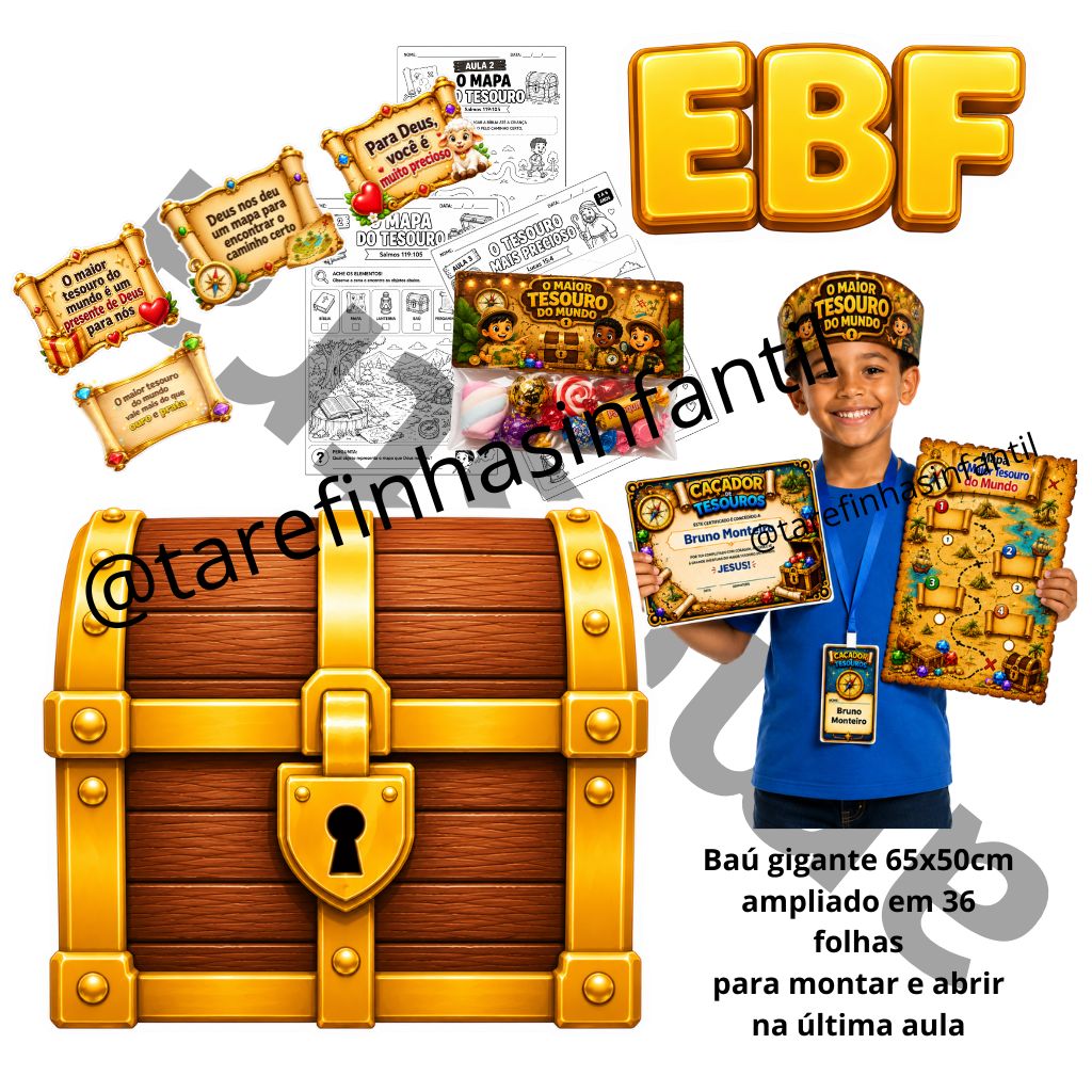 EBF Completa 4 aulas - O Maior Tesouro Do Mundo - Imagem 3