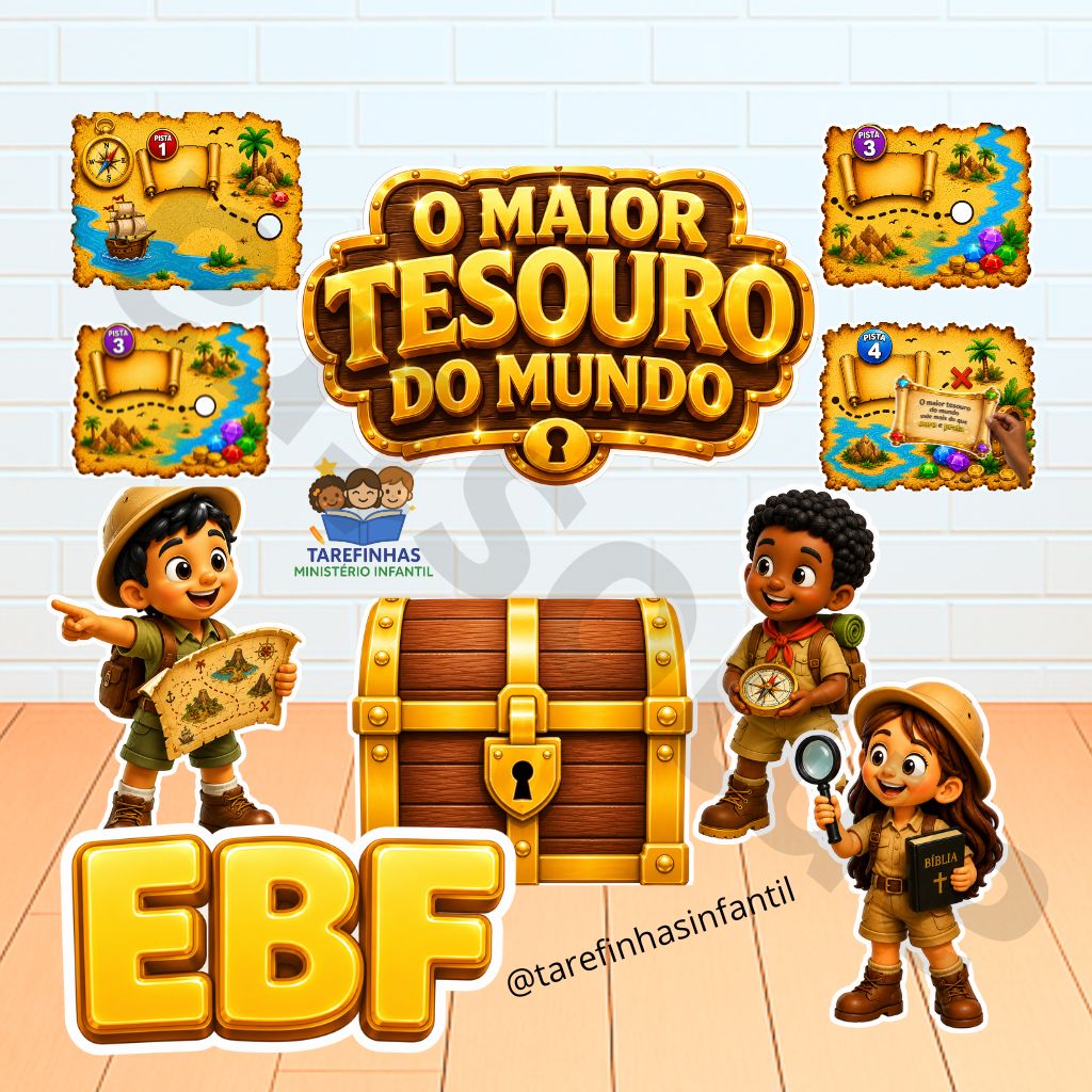 EBF Completa 4 aulas - O Maior Tesouro Do Mundo - Imagem 4