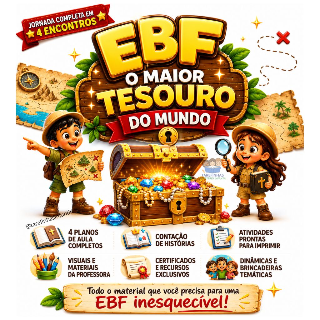 EBF Completa 4 aulas - O Maior Tesouro Do Mundo