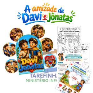 A amizade de Davi e Jônatas luva de história
